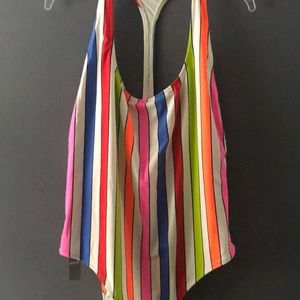 Aerie by AE striped multicolor 1piece swimsuit